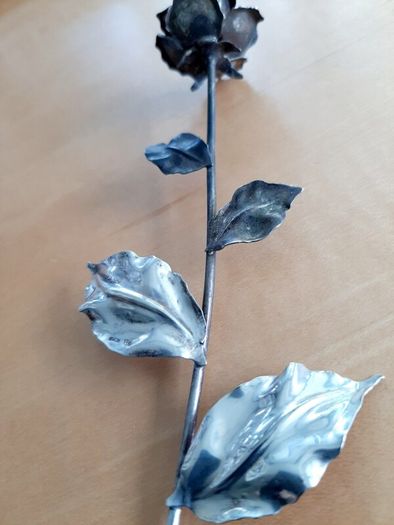 Silver rose stem .925