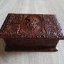 Vintage leather trinket box Image 2