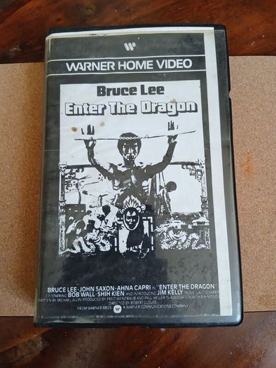Bruce Lee ,Enter the Dragon Betamax tape