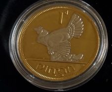 Dublin Mint Office Golden Predecimal Penny Coin Complete Set