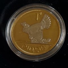 Dublin Mint Office Golden Predecimal Penny Coin Complete Set