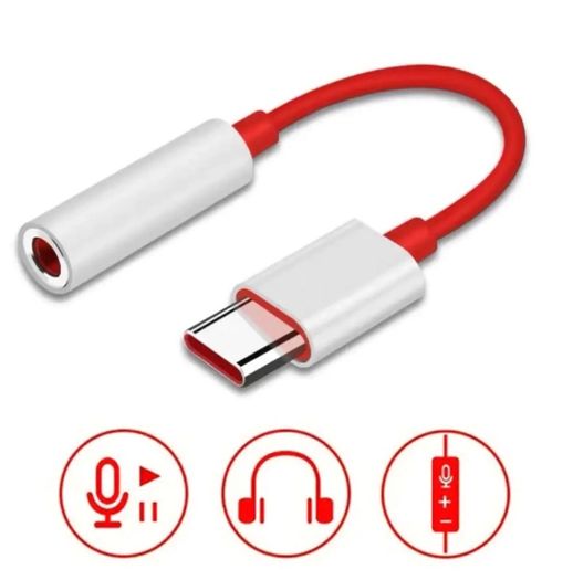 USB C Type C to 3.5mm Audio Adapter for Xiaomi Mi 10 9 Oneplus 8 7 Pro Earphones