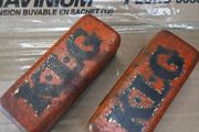 vintage  klg spark plug  tins
