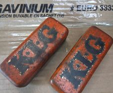 vintage  klg spark plug  tins