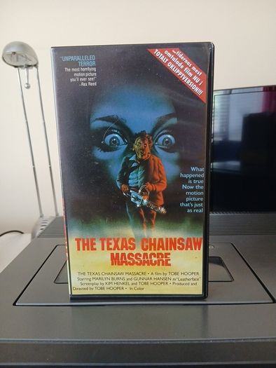 The Texas Chainsaw Massacre 1974 Film. English With Subtitles (Rare Scope Version) Letterbox Black Bars.