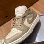 Nike Air Jordan 1 Mid Beige UK 3.5 BR 34 Image 6