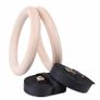 Top Quality Olympic Strength Gym Rings Made of Wood (32mm)with Buckle Straps Image 3