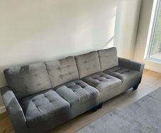 Grey 4 seater sofa couch