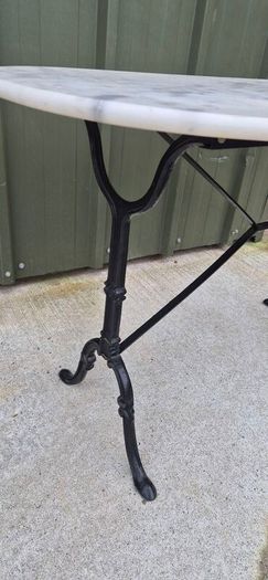 Cast Iron Marble Table