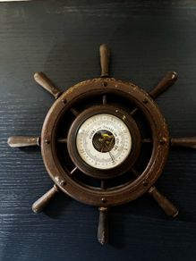 vintage weather barometer