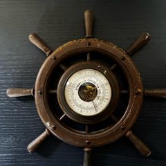 vintage weather barometer