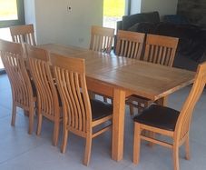 dining room table and chairs