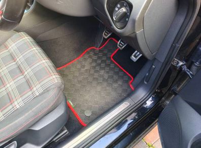 Volkswagen Mk7 golf GTi rubber floor mats
