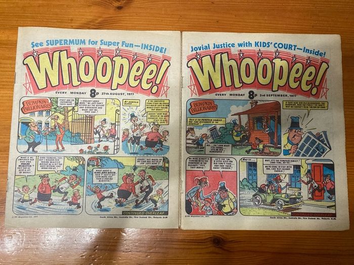 Comics: 'Whoopee!' comics 1977 (15 numbers)