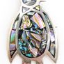 Vintage Mexican Silver And Abalone Brooch Image 2
