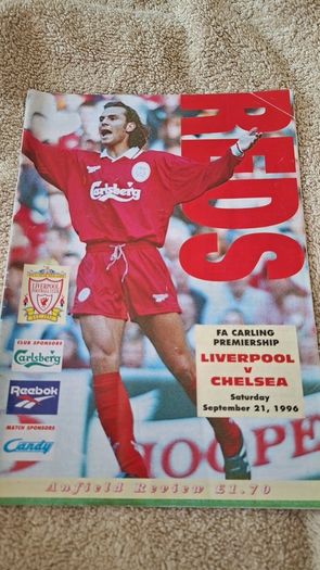Vintage Liverpool FC Match Programmes 1990's x9