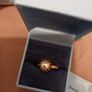 Silver newbridge pearl setting ring with Antique /Vintage  finish Image 3