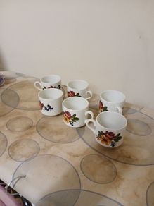 six arklow floral cups