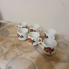six arklow floral cups