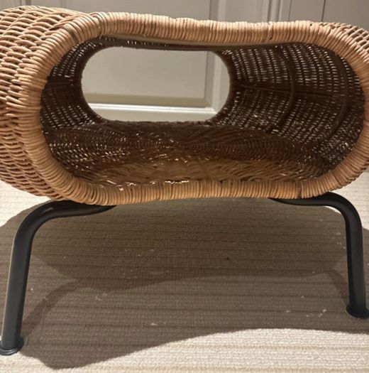 IKEA rattan footstool