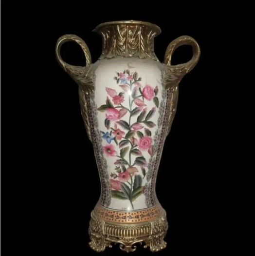 Pair Of Vintage Japanese Decorative 'Floral'Vase's