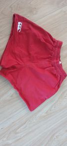Canterbury red rugby shorts size 26