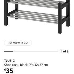 Ikea Tjusig shoe rack, brand new in box