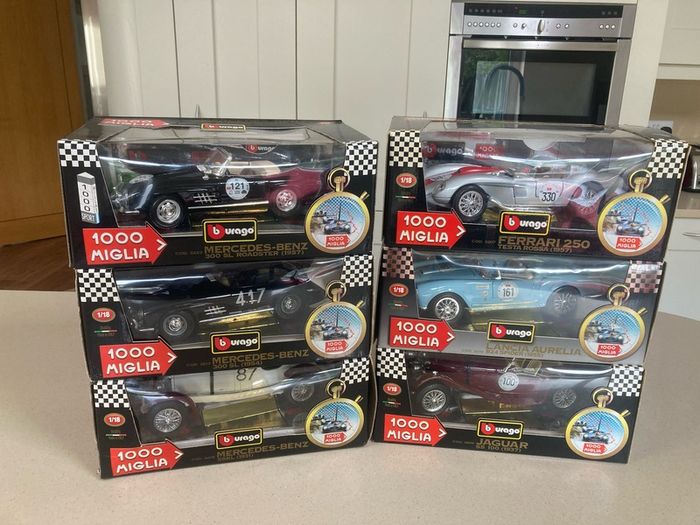 Mille Miglia Burago Model Car Scale 1/18