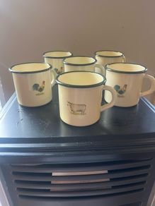 enamel mugs