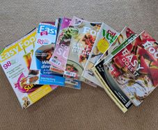 collection of recipe magazines