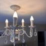 Next Grey Wash 5-Arm Chandelier Light Image 5
