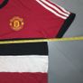 Manchester United (S) Ringer Tee Shirt Jersey TShirt adidas  Retro Soccer Football Man Utd Small Image 2