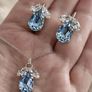 Crystal Necklace & Earrings Image 6