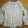 Boys shirts - small green & white squares - size 6-7years - suit shirt - black & white large squares pattern Image 4