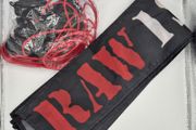 WWE RAW IS WAR Ring Accessory Set (Skirts, Ropes and Turnbuckle Pads)