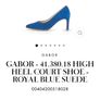 Royal blue suede shoes size 7.5 Image 5