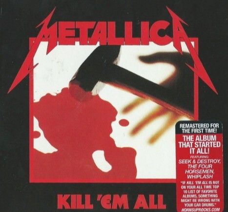 Metallica Kill Em All Remastered CD Album