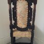 19th century carved oak jacobean chair Image 2
