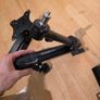 3 Monitor Arm with Desk plate and extra camera arm Image 6