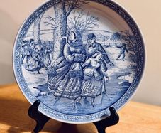 Spode Blue Room Collection Christmas Plate