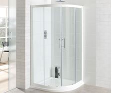 Offset Quad Shower Door