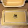 Vintage Becassine Ceramic Butter Dish by Tropico Diffusion Bright Yellow Pristine Condition Image 9
