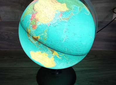 Tecnodidattica Rotating World Globe LED Light Up Working