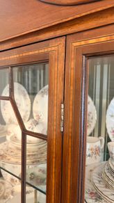 An Edwardian mahogany display cabinet