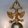 Very Good Antique Eight Branch Flemish Chandelier. Image 7