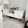 IKEA white pvc tv stand Image 3
