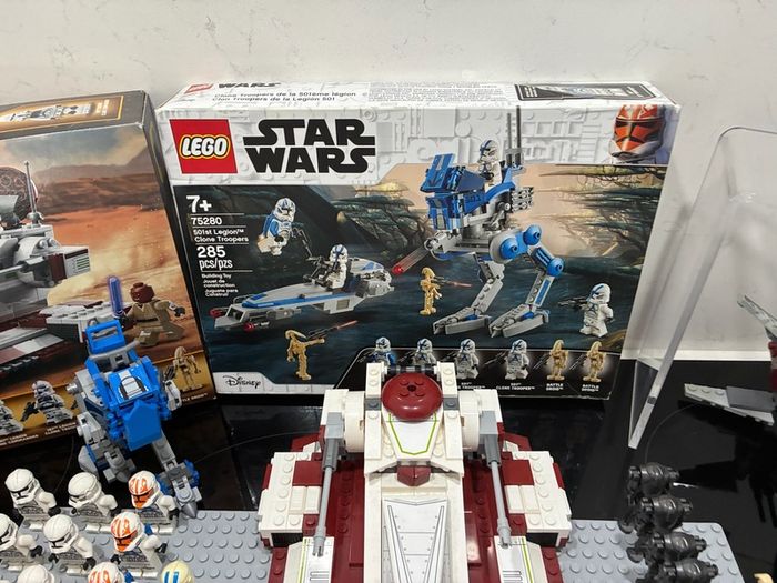 Lego starwars clone bundle with collectable figures