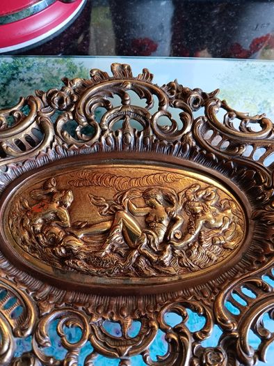 Antique  footed tray