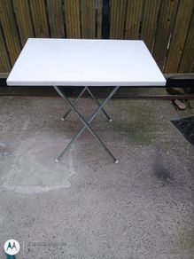 Camping table. Folds flat.