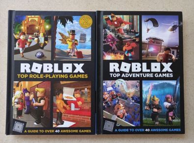 Roblox Books - Top Adventure Games + Top Role-Playing Games Hardback